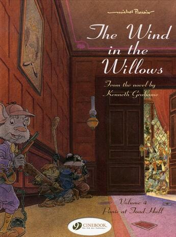 Couverture du livre « The wind in the willows t.4 ; panic at toad hal » de Michel Plessix aux éditions Cinebook