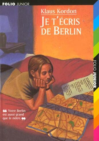 Couverture du livre « Je t'ecris de berlin » de Kordon/Lacaze aux éditions Gallimard-jeunesse