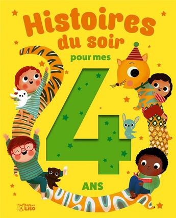 Couverture du livre « Histoires du soir pour 4 ans » de  aux éditions Lito