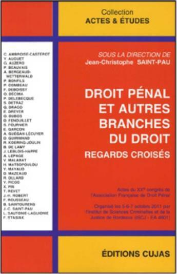 Couverture du livre « Droit pénal et autres branches du droit » de Jean-Christophe Saint-Pau aux éditions Cujas