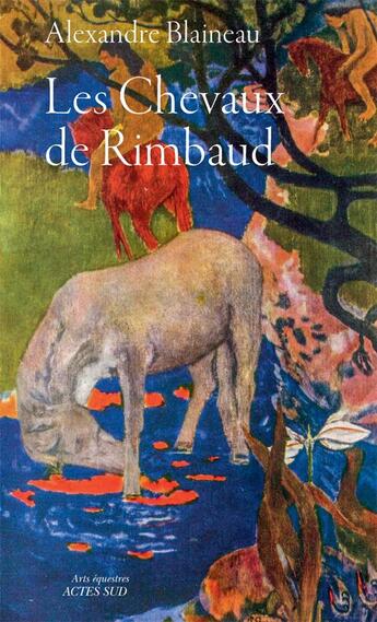 Couverture du livre « Les chevaux de Rimbaud » de Alexandre Blaineau aux éditions Actes Sud