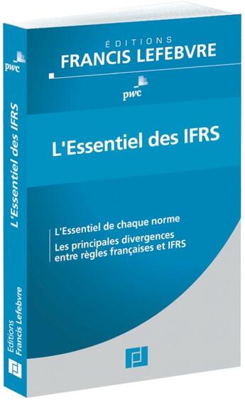 Couverture du livre « L'essentiel des IFRS » de  aux éditions Lefebvre