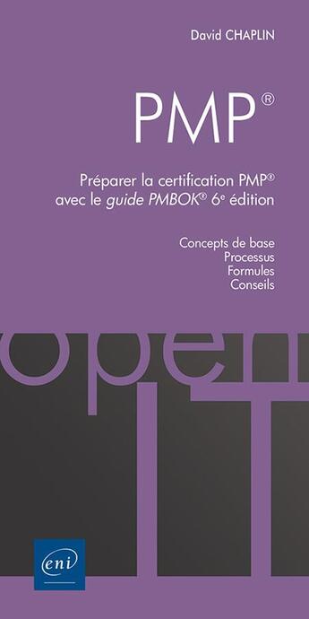 Couverture du livre « PMP® (2e édition) » de David Chaplin aux éditions Eni