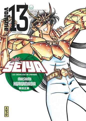 Couverture du livre « Saint seiya - deluxe (les chevaliers du zodiaque) - tome 13 » de Masami Kurumada aux éditions Kana