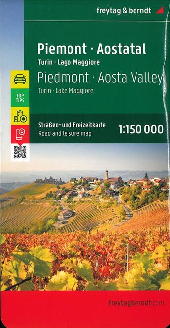 Couverture du livre « Piemont aostatal turin lago maggiore » de  aux éditions Freytag Und Berndt