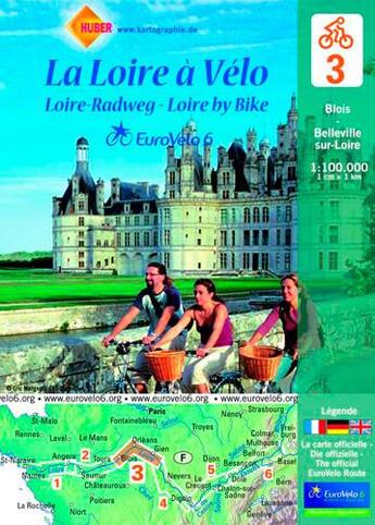 Couverture du livre « La loire a velo 3 (blois > belleville sur loire) » de  aux éditions Kartographie