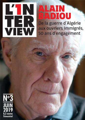 Couverture du livre « 1nterview n 3 (l') - alain badiou » de  aux éditions L'1nterview