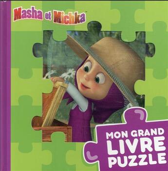 Couverture du livre « Masha et Michka ; mon grand livre puzzle » de  aux éditions Hachette Jeunesse