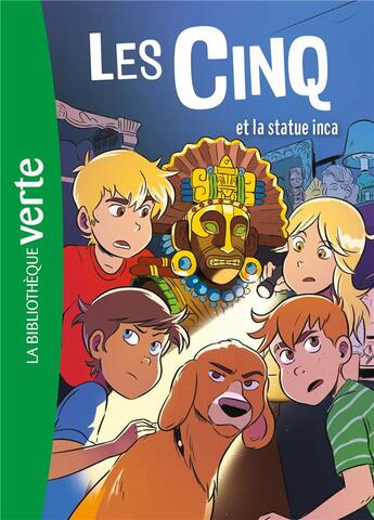 Couverture du livre « Le Club des Cinq Tome 29 : les Cinq et la statue inca » de Claude Voilier et Auren aux éditions Hachette Jeunesse