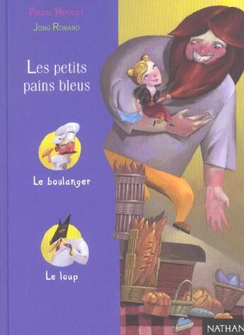 Couverture du livre « Les Petits Pains Bleus » de Pascal Hérault et Jong Romano aux éditions Nathan