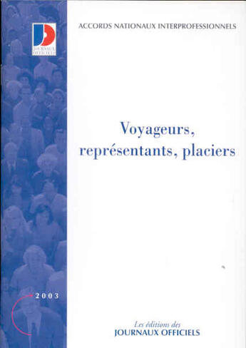 Couverture du livre « Voyageurs, representants, placiers » de  aux éditions Documentation Francaise