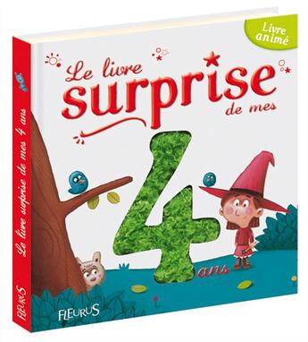 Couverture du livre « Le livre surprise de mes 4 ans » de Pascal Vilcollet aux éditions Fleurus