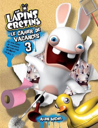 Couverture du livre « The Lapins Crétins ; le cahier de vacances t.3 » de  aux éditions Albin Michel