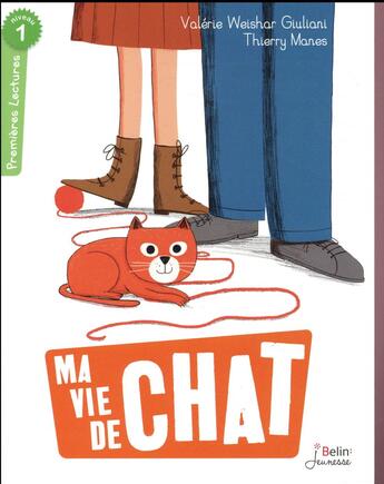 Couverture du livre « Ma vie de chat » de Valerie Weishar-Giuliani aux éditions Belin Education