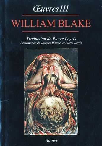 Couverture du livre « Oeuvres (Tome 3) » de William Blake aux éditions Aubier