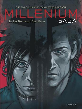 Couverture du livre « Millénium saga Tome 2 : les nouveaux spartiates » de Sylvain Runberg et Belen Ortega aux éditions Dupuis