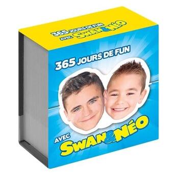 Couverture du livre « Mini calendrier - 365 jours de fun avec swan et neo » de  aux éditions Play Bac