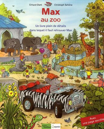 Couverture du livre « Max au zoo » de Dietl Erhard aux éditions Nord-sud