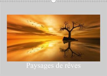 Couverture du livre « Paysages de reves calendrier mural 2020 din a3 horizontal - quelques paysages imaginaires » de Gaymard Alain aux éditions Calvendo