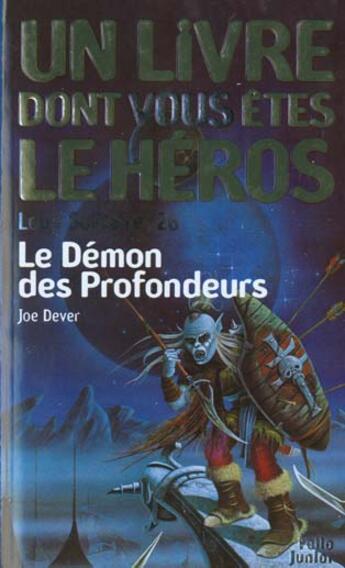 Couverture du livre « Loup solitaire Tome 26 : le démon des profondeurs » de Joe Dever aux éditions Gallimard-jeunesse