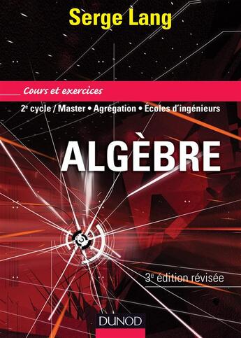 Couverture du livre « Algebre - cours et exercices np » de Lang Serge aux éditions Dunod