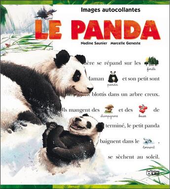 Couverture du livre « Le panda » de Marcelle Geneste et Nadine Saunier aux éditions Lito