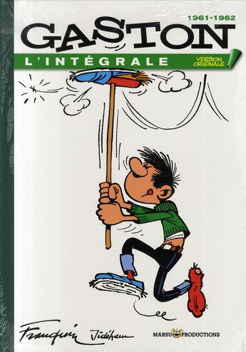 Couverture du livre « Gaston - version originale : Intégrale vol.3 : 1961-1962 » de Andre Franquin aux éditions Marsu Productions