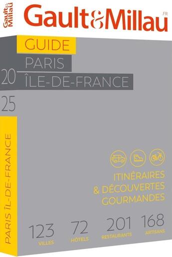 Couverture du livre « Guide Paris - île de France 2025 » de Gaultetmillau aux éditions Gault&millau