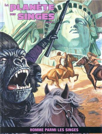 Couverture du livre « La planète des singes Tome 2 : homme parmi les singes » de Doug Moench et Mike Ploog et Herb Trimpe aux éditions Panini