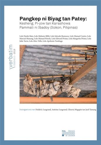 Couverture du livre « Pangkep ni biyag tan patey: kesheng, pi-jow tan karashowa pammati ni ibadoy (Itokon, Pilipinas) » de  aux éditions Pu De Louvain