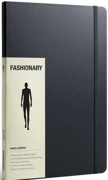 Couverture du livre « Fashionary a4 men » de Fashionary aux éditions Fashionary