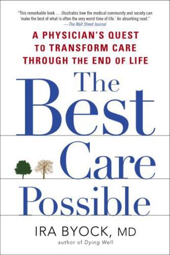 Couverture du livre « The Best Care Possible » de Ira Byock aux éditions Penguin Group Us