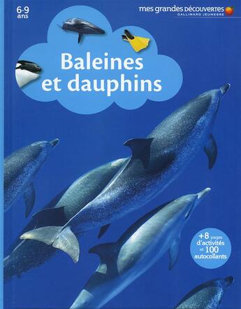 Couverture du livre « Baleines et dauphins » de  aux éditions Gallimard-jeunesse