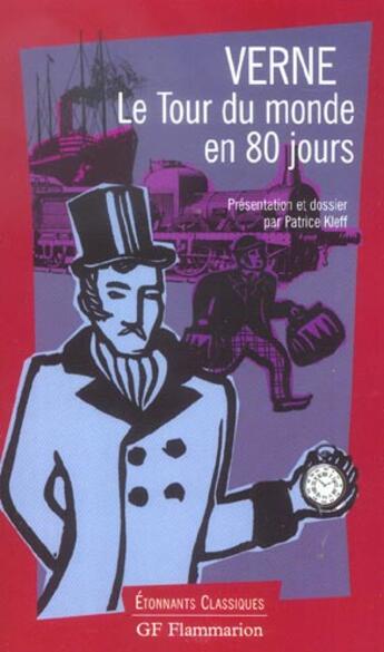 Couverture du livre « Tour du monde en 80 jours (le) » de Jules Verne aux éditions Flammarion