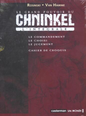 Couverture du livre « Le grand pouvoir du chninkel ; intégrale » de Jean Van Hamme et Grzegorz Rosinski aux éditions Casterman