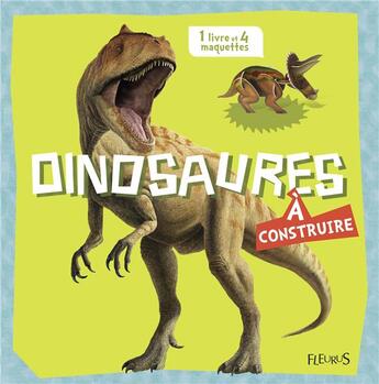 Couverture du livre « Dinosaures à construire » de Claire Bampton aux éditions Fleurus