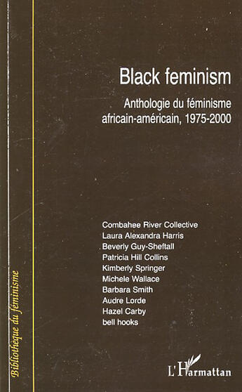 Couverture du livre « Black feminism » de  aux éditions L'harmattan