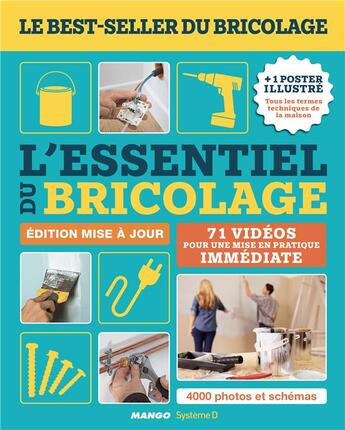 Couverture du livre « L'essentiel du bricolage » de  aux éditions Mango