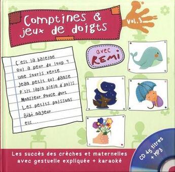 Couverture du livre « Comptines et jeux de doigts vol.3 » de  aux éditions Formulette