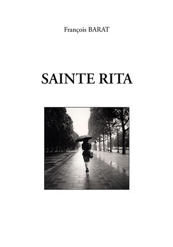 Couverture du livre « Sainte Rita » de Francois Barat aux éditions France Libris