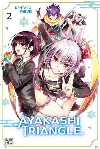 Couverture du livre « Ayakashi triangle Tome 2 » de Kentaro Yabuki aux éditions Delcourt