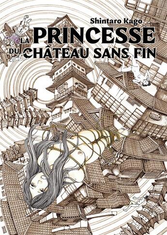 Couverture du livre « La princesse du chateau sans fin » de Shintaro Kago aux éditions Huber