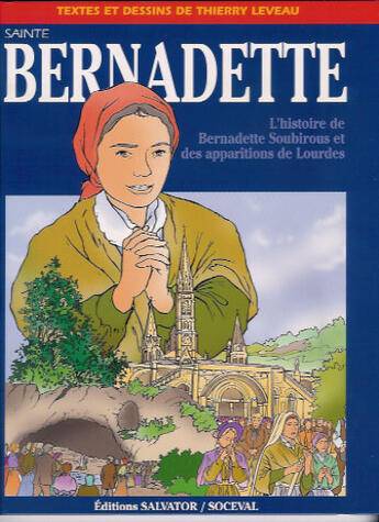 Couverture du livre « Bernadette BD » de Thierry Leveau aux éditions Salvator