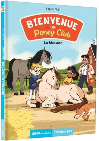 Couverture du livre « Bienvenue au poney-club Tome 3 : la blessure » de Sophie Noel et Celia Niles aux éditions Auzou