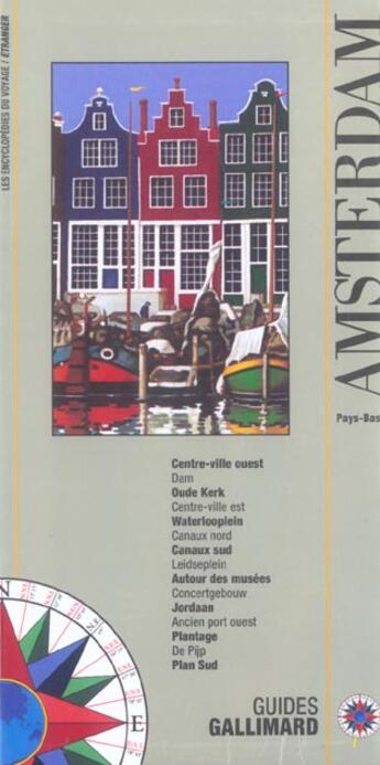 Couverture du livre « Amsterdam - centre-ville, canaux, autour des musees, jordaan, plantage » de Collectif Gallimard aux éditions Gallimard-loisirs