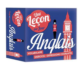 Couverture du livre « Une leçon d'anglais par jour (édition 2018) » de  aux éditions Hugo Image