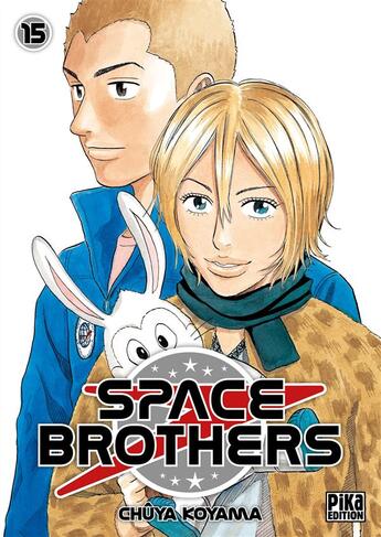 Couverture du livre « Space brothers Tome 15 » de Chuya Koyama aux éditions Pika