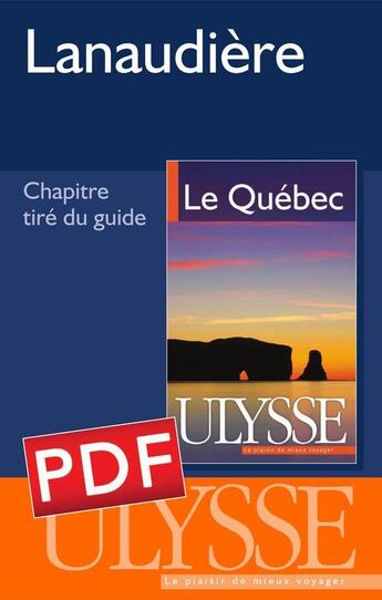 Couverture du livre « Lanaudière » de  aux éditions Ulysse