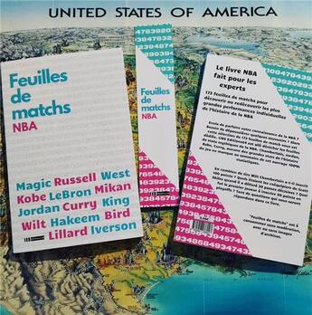 Couverture du livre « FEUILLES DE MATCHS NBA » de Didier Durr aux éditions Cms Editions64