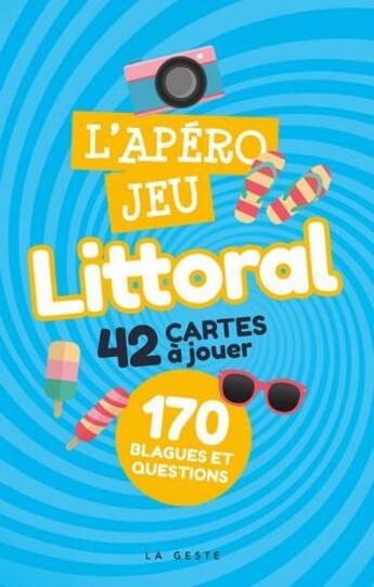 Couverture du livre « L'apéro jeu littoral ; 170 blagues et questions » de  aux éditions Geste